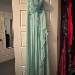 David’s bridal Mint Mint bridesmaid dress